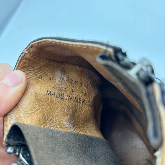 Frye Leather Veronica Seam Short Boots Ankle Zip Booties Women's 8B - Picture 11 of 13